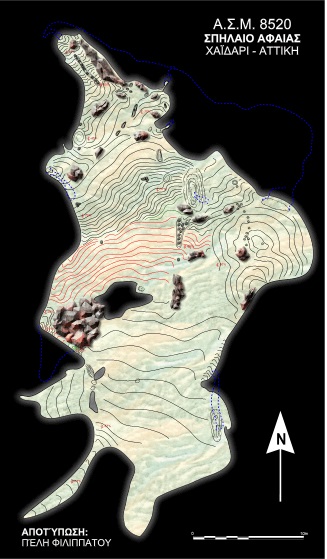 Χάρτης του Σπηλαίου Αφαίας